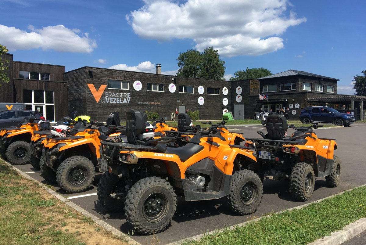 Quad en Bourgogne